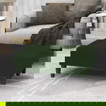 vidaXL Taburet, verde închis, 78x56x32 cm, catifea, vidaXL