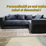 COLTAR FIX AGATA 1, GRI, liderfurniture.ro