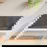Perne banca de gradina 2 buc. vidaXL, 120 x 50 cm, antracit, tesatura oxford