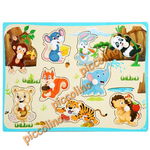 Puzzle lemn Animalute, 