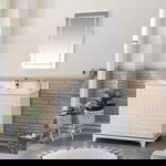 Set mobilier de baie (2 piese), Jussara, Ohio 36, Alb