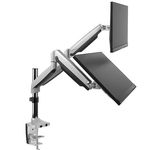 Suport monitor Maclean MC-765 Desk handle for two monitors with spring 13 ''-32'' 9kg, MACLEAN