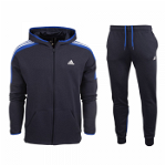 Trening Adidas Fleece Colorblock - HK4463 25183, Albastru inchis
