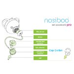 Set accesorii pentru aspiratorul electric, verde, Nosiboo Pro