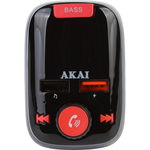 Modulator FM Akai FMT-74BT cu bluetooth , TF Card , AUX in/out, 2 x USB, functie player MP3, Akai
