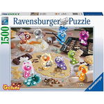 Puzzle Gelini: Produse de patiserie de Craciun 1500 piese