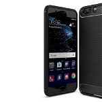 Techsuit - Carbon Silicone - Huawei P10, huawei