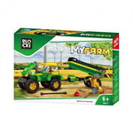 Blocki My Farm, Tractor cu remorca, Blocki