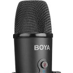 Microfon Boya BY-PM700, 16Bit 48kHz, design triple capsule, USB, Negru