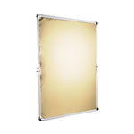 Panou reflexie pliabil 150x200 cm FalconEyes Gold Stripe cu cadru din aluminiu CR-B1520MV, Falcon Eyes