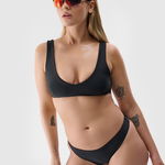 Slip de baie bikini pentru femei - negru, 4F Sportswear