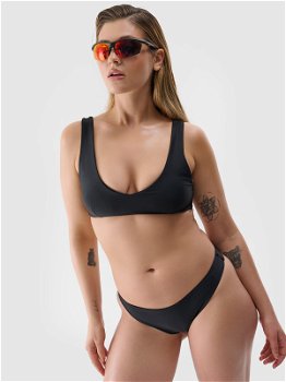 Slip de baie bikini pentru femei - negru, 4F Sportswear