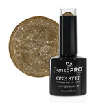 Oja Semipermanenta SensoPRO One Step 10ml culoare Alb - 022 Shimmer Chic