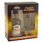 Pachet Gin Peaky Blinder, Spiced Dry + Pahar, 40%, 0.7l