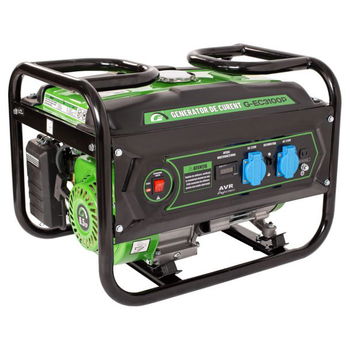 Generator de curent pe benzina Greenfield G-EC3100P, portabil, monofazat, 2.3 kVA, bobinaj alternator cupru, Greenfield