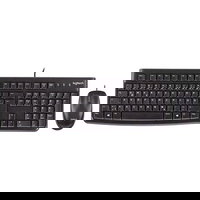 Kit tastatura si mouse cu fir logitech mk120