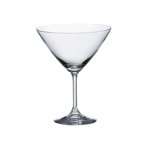 SYLVIA Set 6 pahare sticla cristalina martini 280 ml, Bohemia