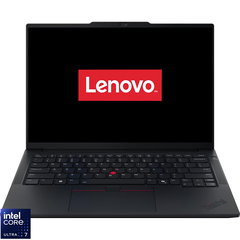Laptop Lenovo ThinkPad E14 Gen 7 (Intel) 21SX0058RI, Intel Core Ultra 5 225U, 14" WUXGA, IPS, 8 GB RAM DDR5, 256 GB SSD, Intel Graphics, Fara Sistem de operare, Black