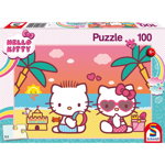 Badespaß mit Kitty. Puzzle 100 Teile