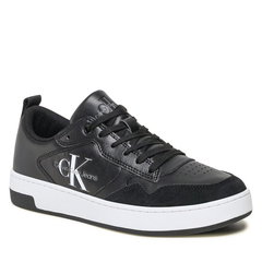CALVIN KLEIN JEANS - Pantofi sport de piele cu garnituri de piele intoarsa CALVIN KLEIN JEANS - Pantofi sport de piele cu garnituri de piele intoarsa