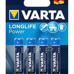 Set 4 Baterii Alcaline Aaa 1,5V Varta Longlife 4903