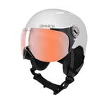 Sinner Casca de ski TYPHOON VISOR MATTE WHITE M SIHE-144-30B-57