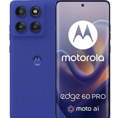 Telefon mobil Motorola Edge 60 Pro Dual SIM 512GB 12GB RAM 5G Pantone Dazzling Blue