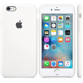 Husa de protectie APPLE pentru iPhone 6s, Silicon, White
