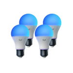 Set 4 becuri smart Yeelight Smart LED Bulb W4 Lite (Multicolor), E27, Luminozitate 806lm - 4 pack, Yeelight