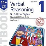 11+ Verbal Reasoning Year 4/5 GL & Other Styles Testbook 1. Standard 20 Minute Tests, Paperback - Dr Stephen C Curran