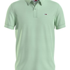 Tommy Jeans Tricou polo DM0DM18312 Bleumarin Slim Fit