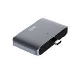 Hub USB-C BOOX, OTG/TF/SD Smart Card Reader, pentru E-book Reader Onyx Boox, Gri