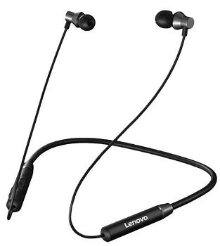 Casti in-ear Lenovo HE05, Bluetooth 5.9, Izolarea zgomotului de fundal, Negru, Lenovo