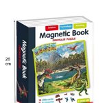 Carte magnetica puzzle dinozauri Engros, 