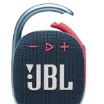 Boxa portabila JBL Clip 4 Bluetooth 5W IP67 Albastru Roz