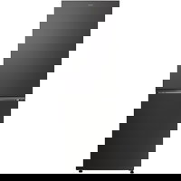 Combina frigorifica Candy ECN2CQTEB186, No Frost, 355 l, H 185 cm, Clasa E, Negru