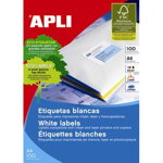 Etichete autoadezive APLI, A4, 646 x 338 mm, 2400 bucati, 100 coli/top