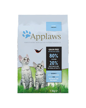 APPLAWS Kitten hrana uscata pentru pui de pisica, cu pui 7,5 kg, APPLAWS