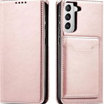 Husa de protectie magnetica, Hurtel, Pentru Samsung Galaxy S22 Plus, Silicon, Roz