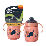 Cana Sippee cu protectie Bacshiled™ pentru +6 luni Roz, 300ml, Tommee Tippee, Tommee Tippee