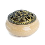 Suport tibetan din ceramica, suport ardere betisoare parfumate, conuri, druzy.ro - Cristale, Home Deco