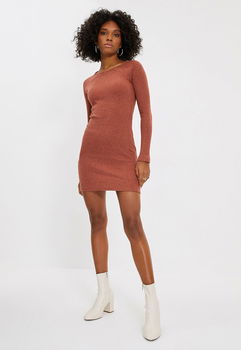 Rochie tricotata elastica striata