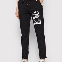 LOVE MOSCHINO Pantaloni trening W155606M 4266 Negru Regular Fit