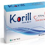Korill ulei pur de krill, 500 mg, Sanience, 30 capsule