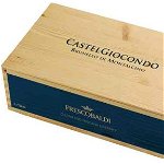 
Pachet Vin Rosu, Italia Frescobaldi, Castel Giocondo Brunello Di Montalcino, DOCG, Sec, 14,5%, 0.75 l, 2 x Sticle in Cutie Lemn
