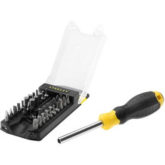 Set șurubelniță cu biți Stanley, 35 piese