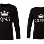 Set bluze de cuplu KING/QUEEN PB001, Zoom Fashion