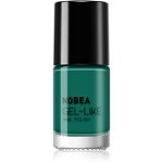 NOBEA Day-to-Day Gel-like Nail Polish lac de unghii cu efect de gel culoare #N65 Emerald green 6 ml, NOBEA