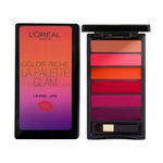 Pachet promo: Paleta de 6 rujuri L’Oreal Paris Color Riche La Palette Glam + Lac de unghii L'Oreal Paris Color Riche Vernis a L'Huile cu microuleiuri pretioase 220 Dimanche Apres, 13.5 ml