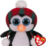 Jucarie de plus TY - Beanie Boos, Pinguinul Cheer, 15 cm